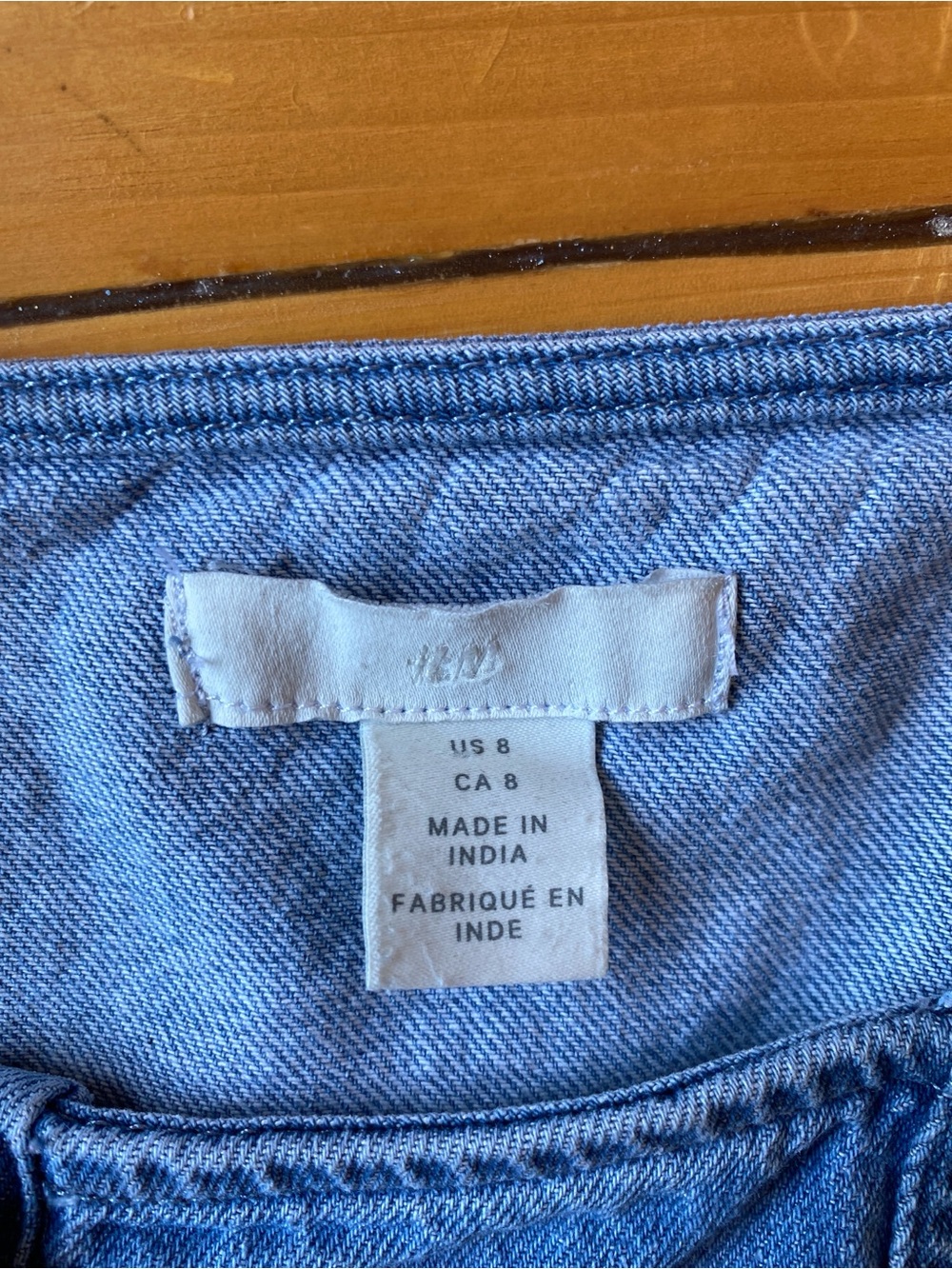 H&M Light Blue Denim Romper with Button Front - Picture 4 of 9